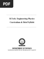 BTech Engg Phys