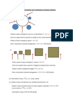 Additional Permutation and Combination Questions Solutions