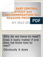 Libon East Central District and Recommendation For Reading