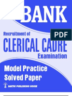 Bank Clerical Model Paper