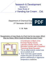 Product Research & Development Cream CTD.: Session 5 Case Study of