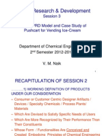 Product RD Session3 - 4 Stage Model on PRD and Case Study of IC Pushcart