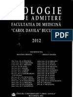 120161747 Biologie 2012 UMF Bucuresti