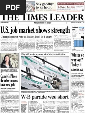 Times Leader 03-09-2013  PDF  Pope  Catholic Church