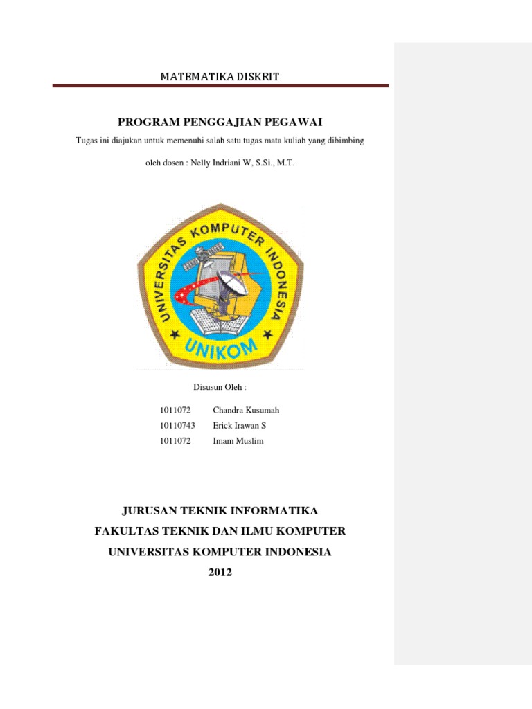 Proposal Matematika Diskrit