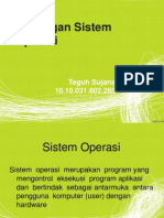 Dukungan Sistem Operasi - Teguh Sujana