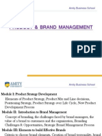 Amity Business Institution product and brand management