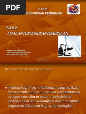 Bab 2 Pengurusan Tapak Bina Pdf