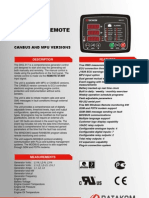 DKG-317 Manual & Remote Start Unit: Canbus and Mpu Versions