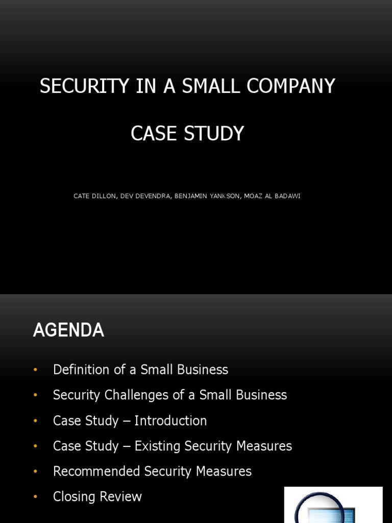 Security in A Small Company - Ver 2.2 FINAL - 4 Dec, 2012 | PDF ...