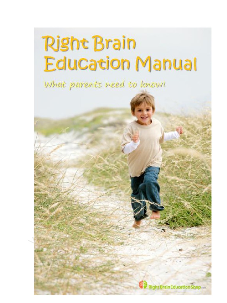 Right Brain Education Manual Overview | PDF | Flash Memory | Mental Image
