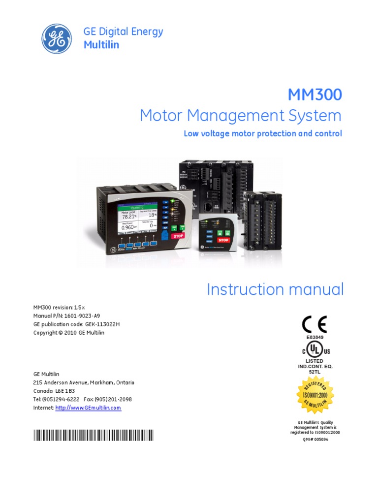 Motor Management System: Multilin | PDF | Power Supply | Icon (Computing)