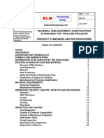 Project Standards and Specifications Pipeline Construction Rev01