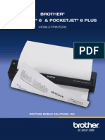 Brother Pocketjet 6 & Pocketjet 6 Plus: Mobile Printers