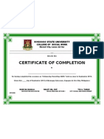 Lexus Certificate (Green)