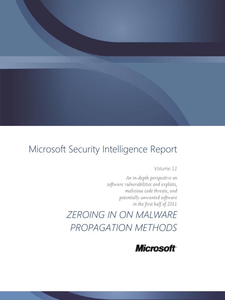 Microsoft Security Intelligence Report: Zeroing in On Malware ...