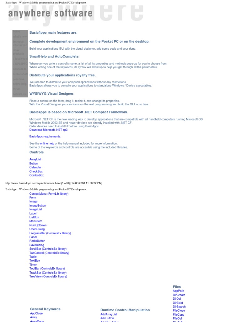 Basic 4 PPC Manual | PDF | Comma Separated Values | Array Data Structure