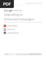 Google AdWordsUpgrading to Enhanced Campaigns
