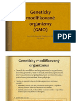 Geneticky Modifikovany Organizmus (GMO)
