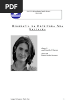 Biografia de Ana Saldanha - 8ºC