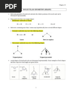 Symmetrical - Unsymmetrical Molecules