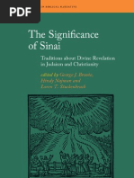 The Significance of Sinai. Traditions About Divine Revelation in Judaism and Christianity (Limited Preview)