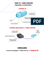 Camera IP & Video Server IP - Comparatie Constructiva