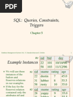 SQL: Queries, Constraints, Triggers: Database Management Systems 3ed, R. Ramakrishnan and J. Gehrke 1