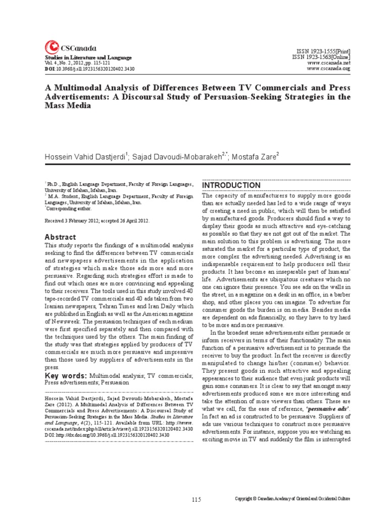 MULTIMODAL ANALYSIS EXAMPLE intelligence overview