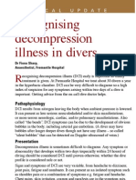 CUC Recognising Decompression Illness in Divers DR Fiona Sharp Mar09