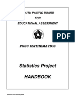 PSSC Maths Statistics Project Handbook Eff08 PDF