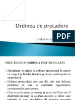 Ordinea de Precadere