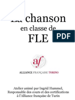 La Chanson en Classe de Fle Documents Complementaires