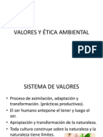 Valores y Ética Ambiental