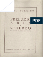 Preludio Aria e Scherzo Per Tromba e Pianoforte (Parti Pianoforte)