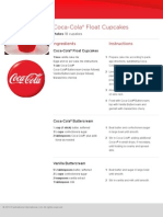 Coca-Cola® Float Cupcakes: Ingredients Instructions