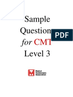 Sample Questions Level 3