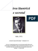 Neville Goddard Trairea Launtrica e Secretul