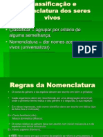 7 ano Classificação e Nomenclatura dos seres vivos2