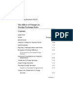 The Effects of Changes in Foreign Exchange Rates: Accounting Standard (AS) 11