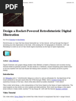 Download Design a Rocket-Powered Retro Futuristic Digital Illustration - PSDTUTS by tsara_t SN12949302 doc pdf