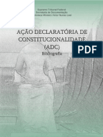 STF Bibliografia sobre Ação Declaratória de Constitucionalidade (ADC