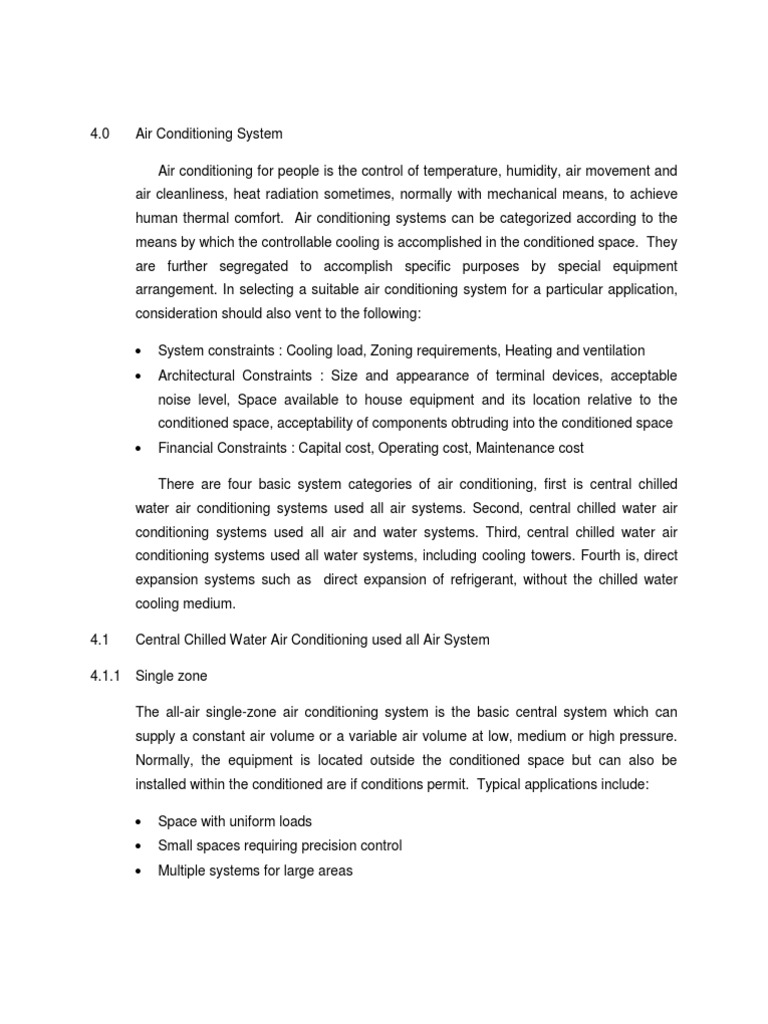 System Air Conditioning 2 | PDF | Air Conditioning | Hvac