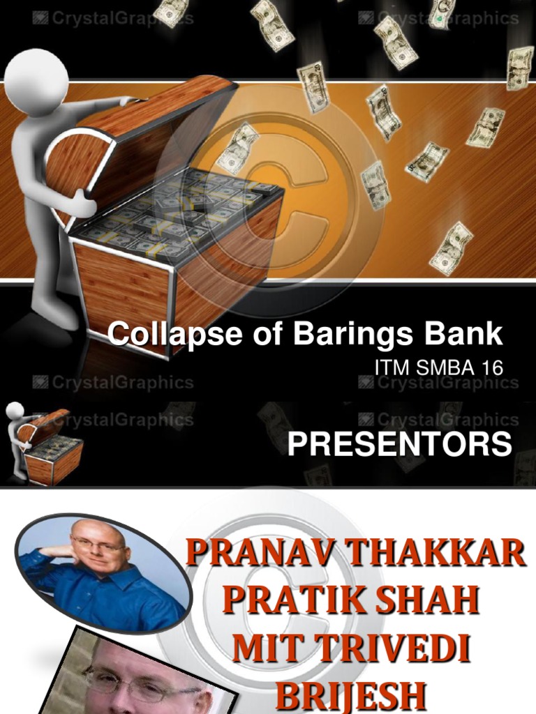 Collapse of Barings Bank PDF Financial Markets Money