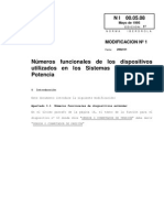 Numeros de Funcion Para Dispositivos de Potencia