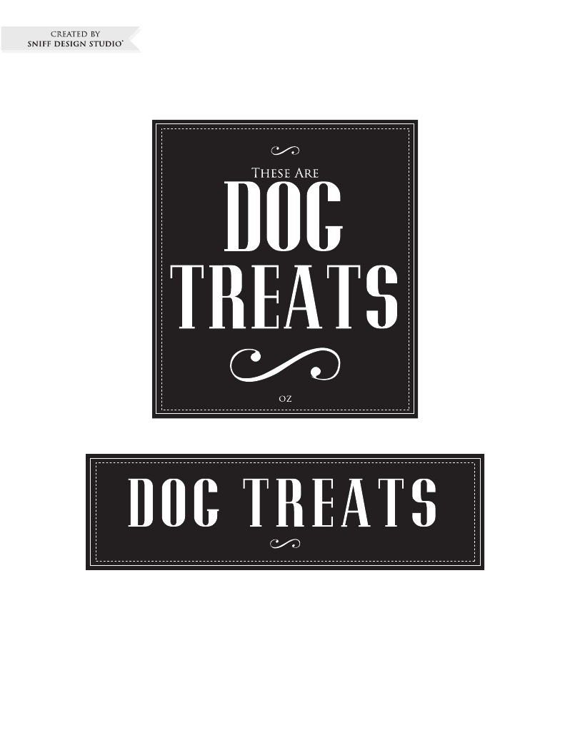 Dog Treat Label Template | PDF