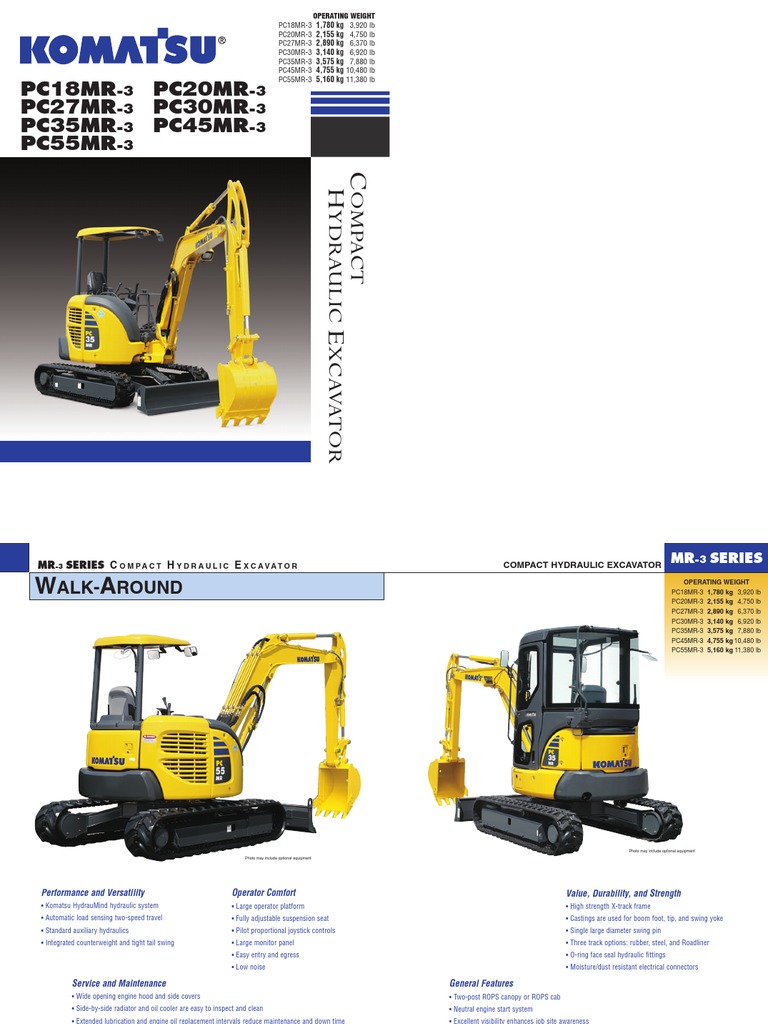 PC18 20 27 30 35 45 55MR-3 | PDF | Vehicle Technology | Vehicles