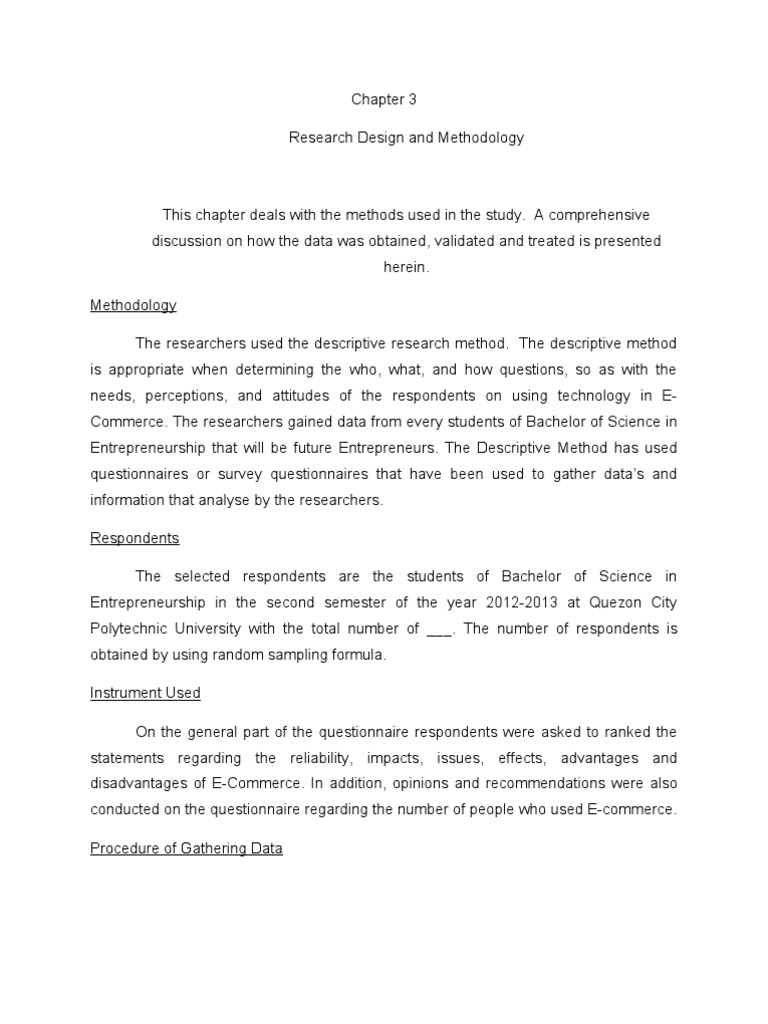 chapter 3 research instrument interview