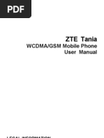 Download Manual ZTE Tania by Pribek Robert SN129534543 doc pdf