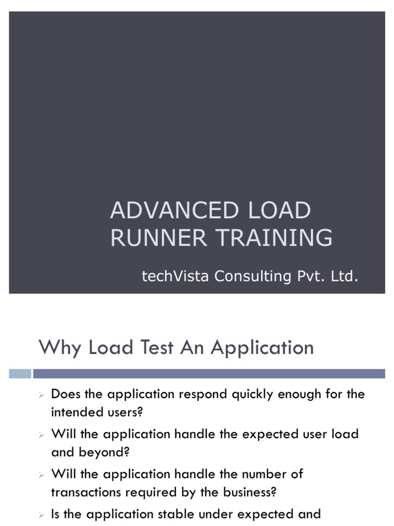 LoadRunner - Complete Glance | PDF